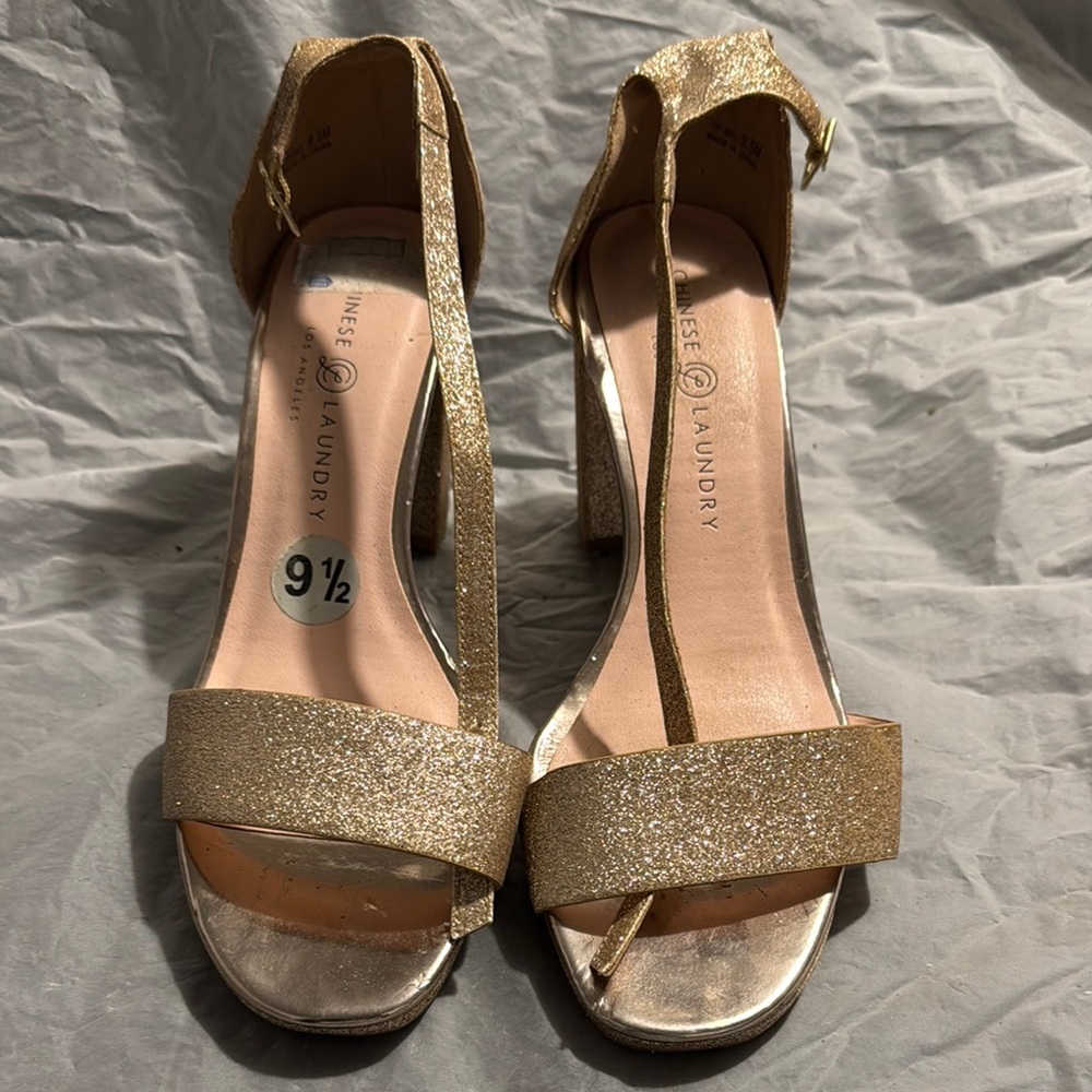Chinese Laundry Gold Women's Heels